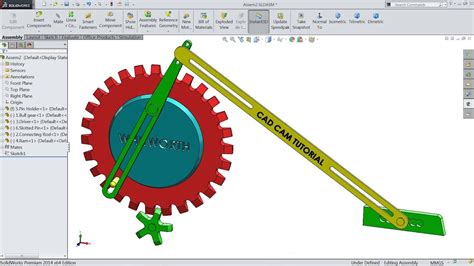 Image result for Solidworks Tutorial Reciprocating Motion