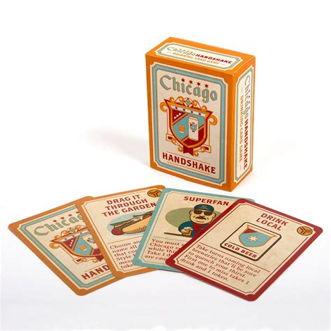 Chicago Handshake Drinking Card Game- Drinking Game, Chicago Card Game ...