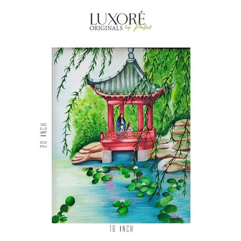 Find Serenity in Luxore's Japanese Zen Garden Painting