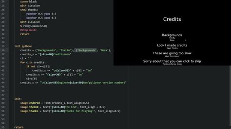 Image result for Ren'Py Codes