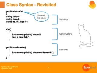 Image result for Create a Class On Cat Program in Java