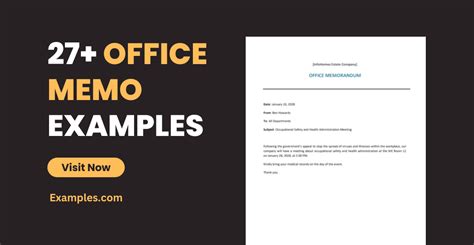 27+ Office Memo Examples to Download