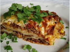 File:Mexican lasagne with parsley, April 2011  