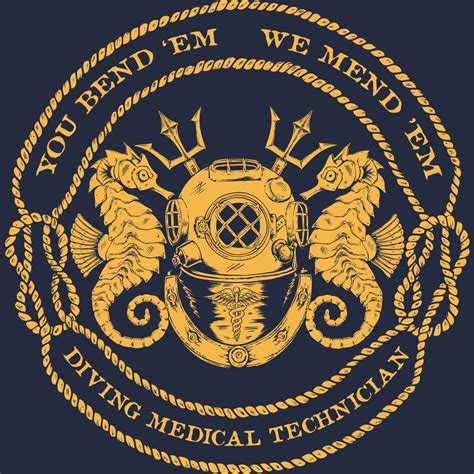 U.S. Navy Diving Medical Technician Long Sleeve - Navy Dive Shirts