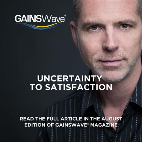 Discover how Shane Robinson transformed his sexual health and confidence with GAINSWave® therapy ...