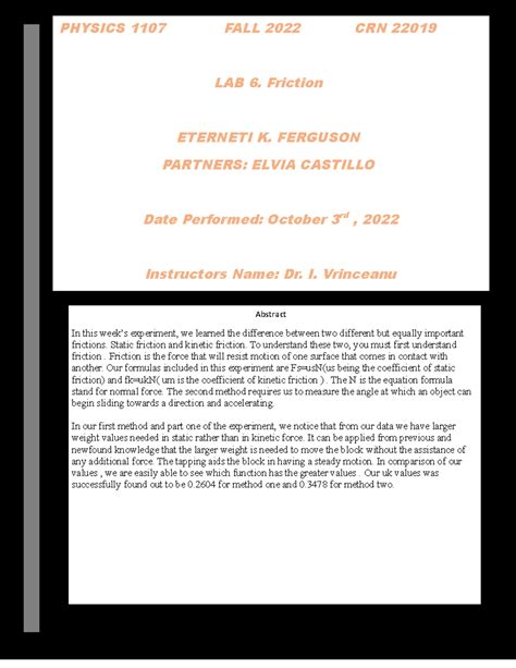 Friction Physics Experiments 的图像结果