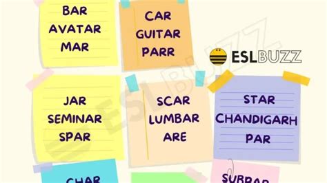 Words that Rhyme Archives - Page 4 of 4 - ESLBUZZ