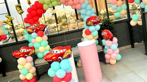 Cars Theme Balloon Ring Decoration