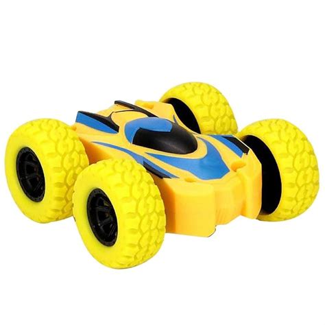 Kids Mandi Fun Push and Go Vehicle Monster 3D Tumbling Car | Friction ...