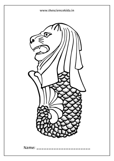 Free Printable Lion Coloring Page for Kids