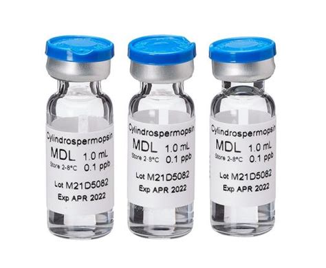 ABRAXIS® Cylindrospermopsin, MDL Study Solution , 0.1 ppb, 1 mL, 3 vials