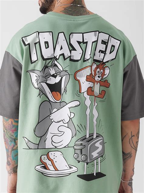 Buy Tom & Jerry: Toasted Oversized T-Shirts Online