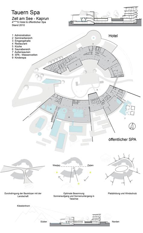 Tauern Spa Zell am See - Kaprun - skyline architekten - map of tauern spa str 5710 kaprun austria
