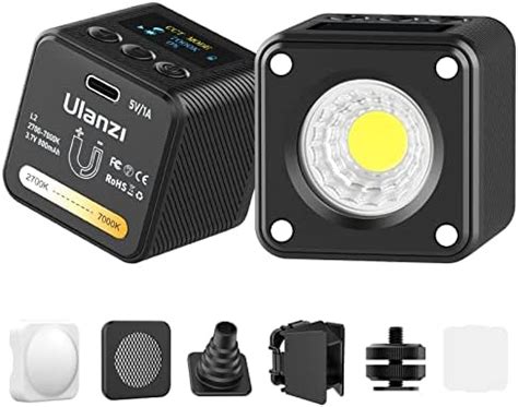 ULANZI L2 Bi-Color COB Video Light Mini Cube Lights, LED Camera Lights ...
