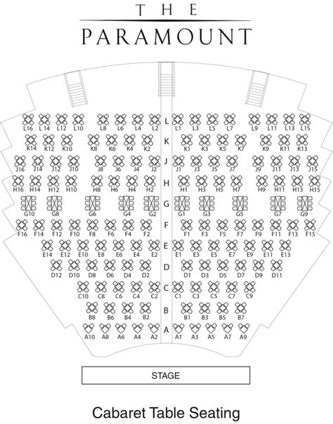 Paramount Seating Chart - Seattle Theatre Group