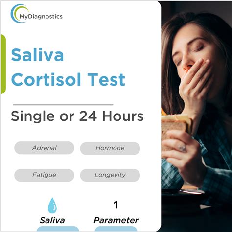 Saliva Cortisol Test – At-Home Book Online – MyDiagnostics