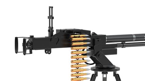 DShK Heavy Machine Gun 3D model | CGTrader
