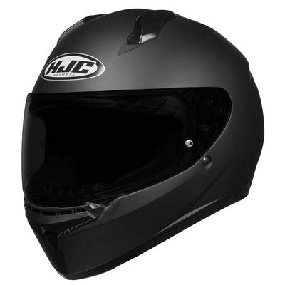 HJC C10 Solid Black Helmet | Full-Face ECE 22.06 Certified Helmet ...