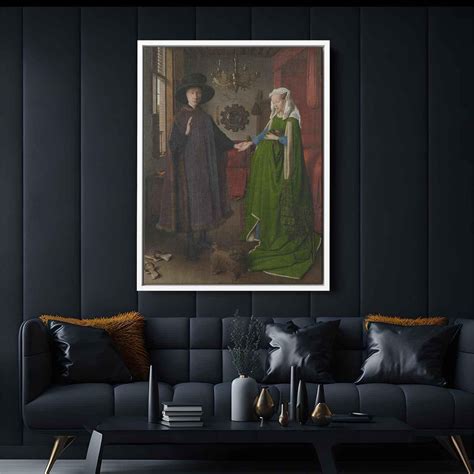 The Arnolfini Wedding. Portrait of Giovanni Arnolfini and his Wife ...