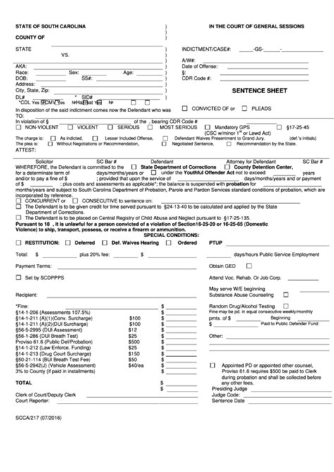 Horry County Sc Probate Court Forms - CourtForm.net