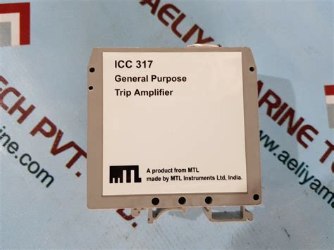 MTL Icc 317-t2-lfd general purpose trip amplifier – Aeliya Marine Tech