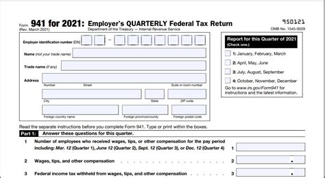 Image result for Form 941 Printable Form
