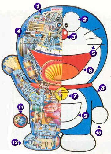 哆啦A梦的身体构造是什么？ - 哆啦A梦百科
