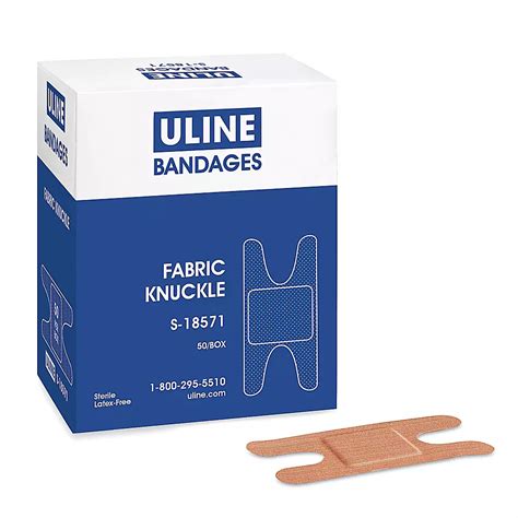 Uline Bandages - Fabric, Knuckle S-18571 - ULINE