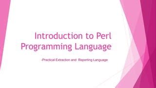 Perl Programming Language Basics 的图像结果