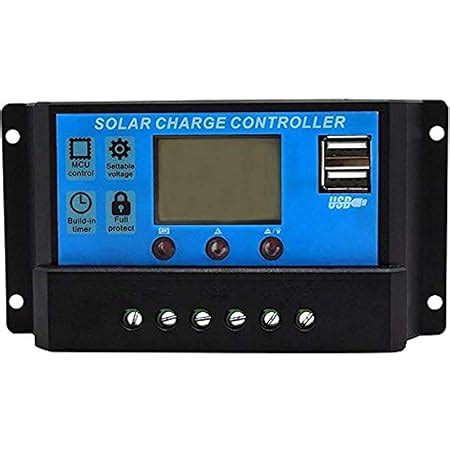 Exide 12V/24V Auto PWM 10A Solar Charge Controller Battery-Charger ...