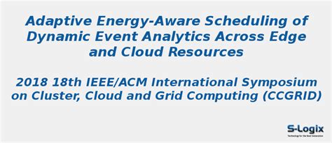 Adaptive Energy-Aware Scheduling | S-Logix