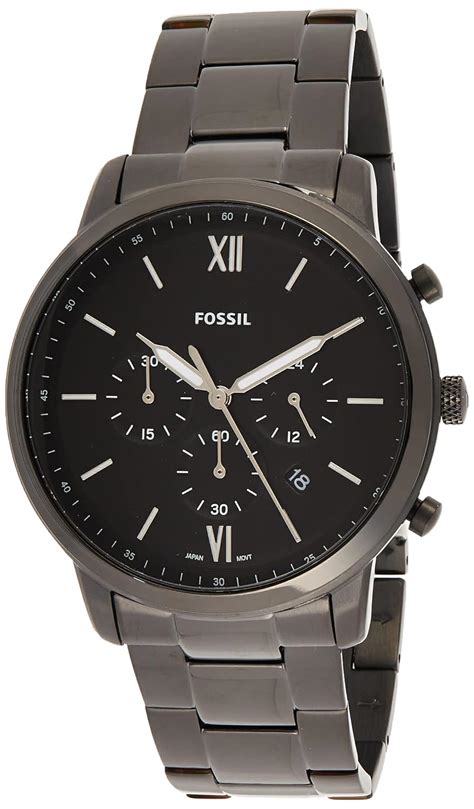 Fossil Neutra Chrono Analog Black Dial Men's Watch - FS5474 : Fossil ...