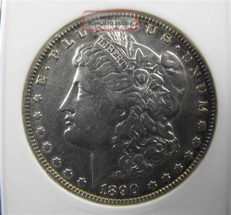 1890 O Morgan Dollar Anacs Au50 Details Vam 1b Elite Clashed Morgan