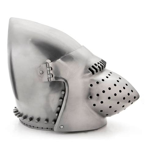 Hounskull Bascinet Medieval Knight's Helmet - MuseumReplicas.com