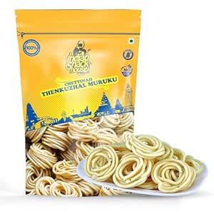 Indian Snack House Chettinad Thenkuzhal Muruku|2 Pack Combo 400g|South ...