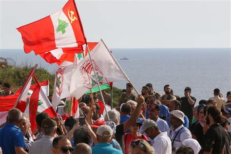 Lebanese protest over Israeli vessel at disputed gas field