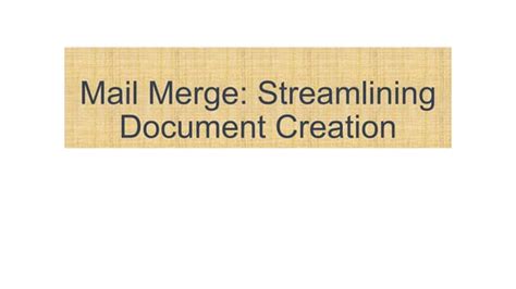 Image result for Mail Merge Videotutorial Point