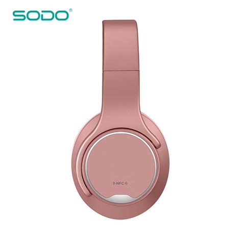Bluetooth slusalice Sodo MH1 roze - Mob-Shop