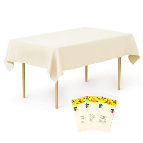 TREAZURDIG 3Pcs White Rose Gold Dot Disposable Tablecloth Party ...