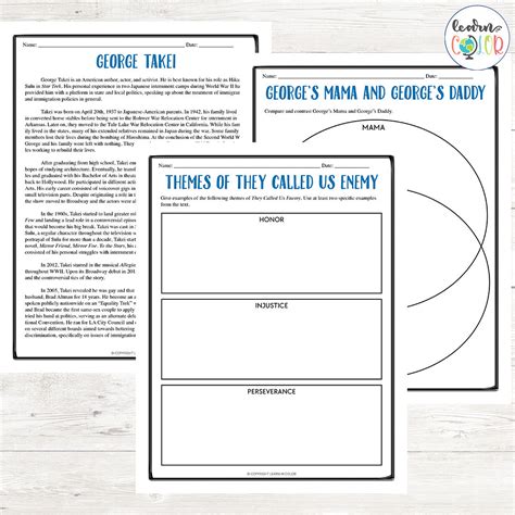 They Called Us Enemy by George Takei Book Guide – Learn in Color