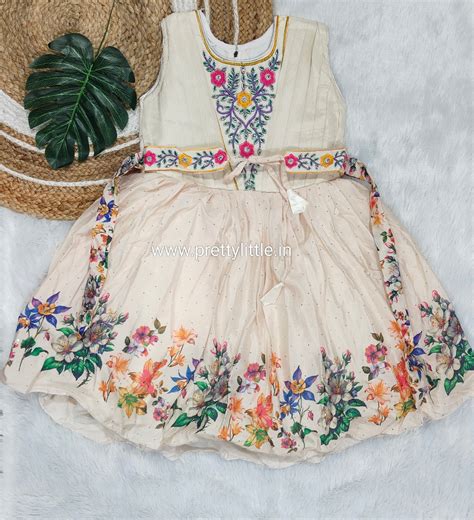 Pretty Little white Floral Princess Frock – Diwali 2025 Collection ...