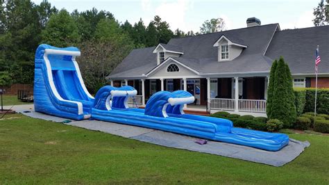 Backyard Water Slide Fun | Ga_Wave_Blast