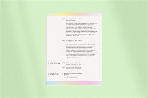 Buy Refract CV CV Template Canva Template Professional Online in India ...