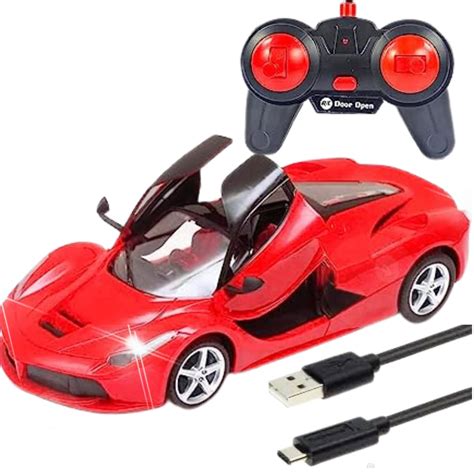 KIDSWAY Plastic Super Sports CAR RC CAR Rechargeable HIGH-Speed and ...