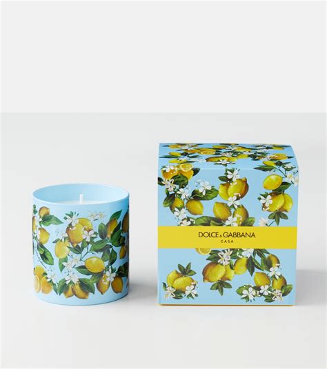 Lemon scented candle in blue - Dolce Gabbana Casa | Mytheresa