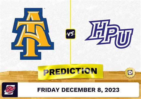 North Carolina A&T vs. High Point Basketball Prediction - December 8, 2023