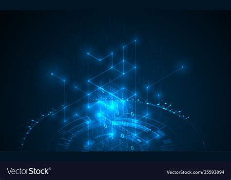 Abstract Technology Vector Circle 的图像结果