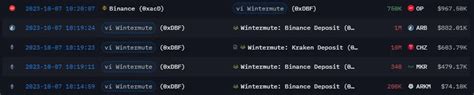 #Onchain 9 Oct 1/ #Wintermute continues to deposit an addit ...