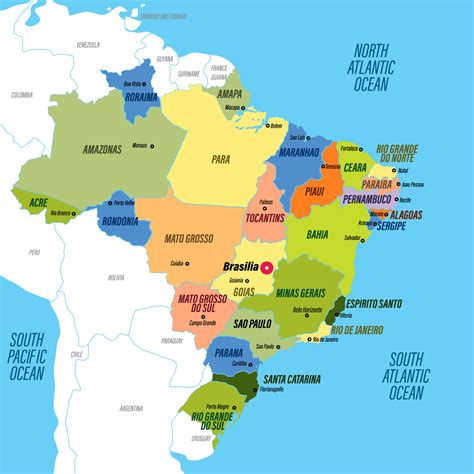 Brazil Map Detailed 的图像结果