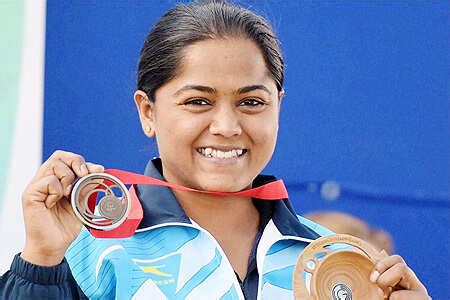India's Lajja Gauswami wins women's 50m rifle 3 positions bronze - The ...